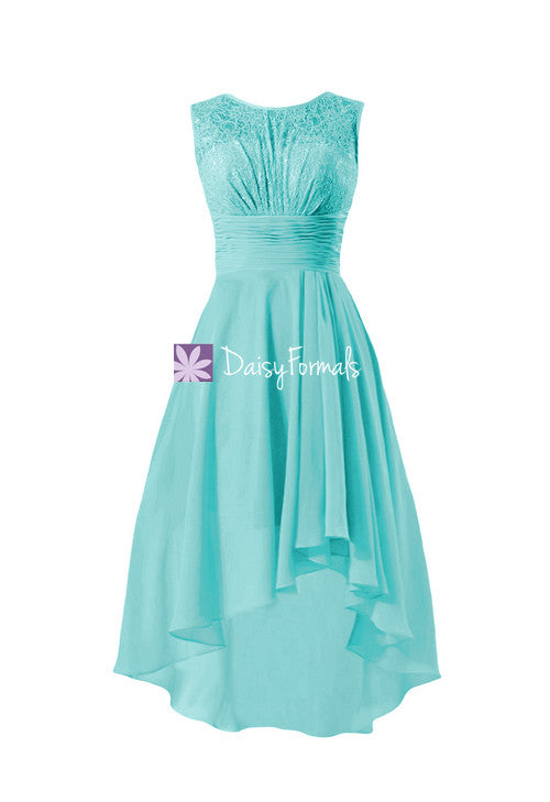 Chic Lace Party Dress Tiffany Blue Lace ...